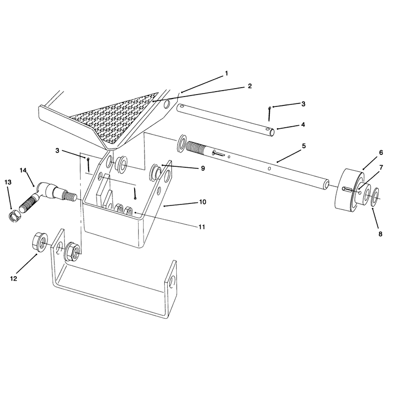 Traction Pedal Assembly