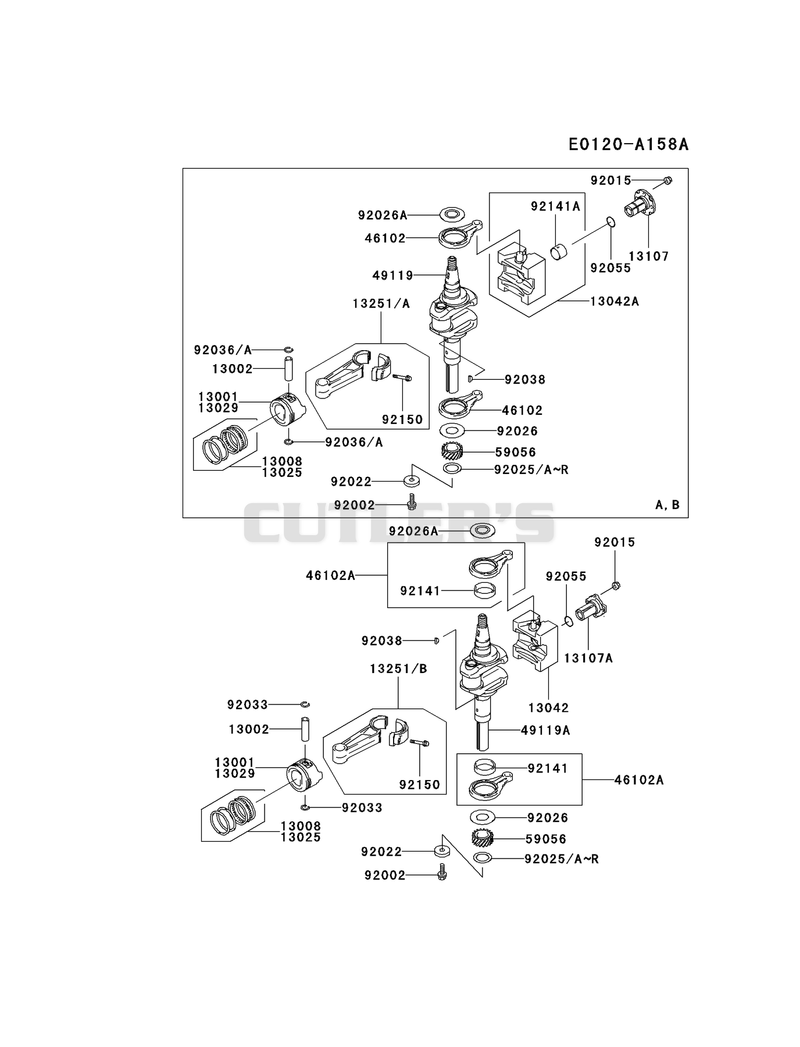 PISTON/CRANKSHAFT