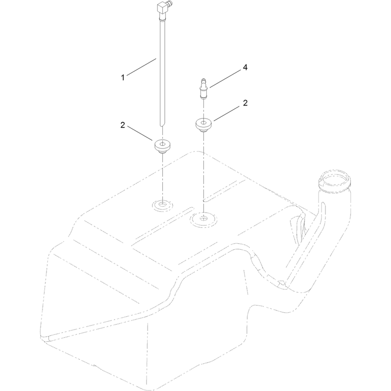 Multi Layer Fuel Tank Assembly No. 117-7352