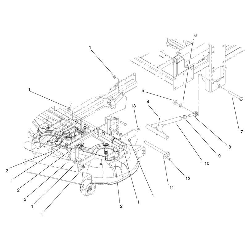 Deck Connection Assembly
