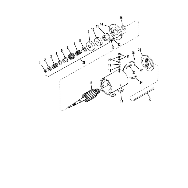 Starter Motor No 29965 Electric Model