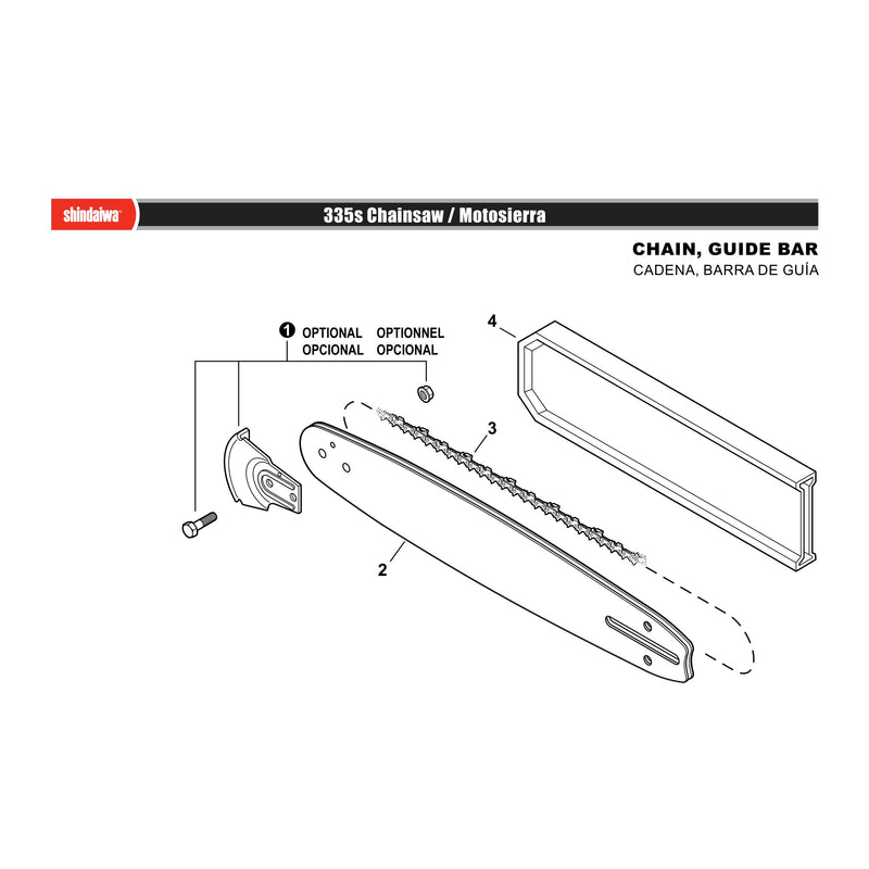 CHAIN, GUIDE BAR