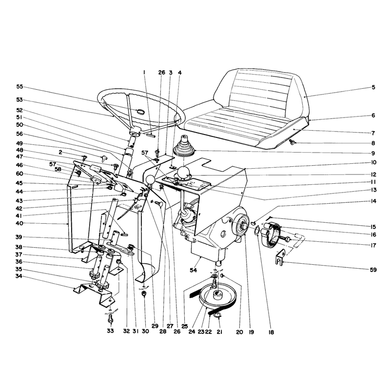 Steering And Transmission Assembly