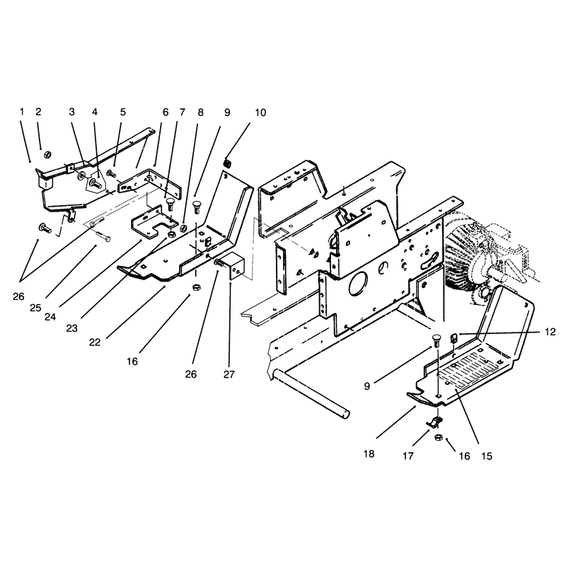 Belt Guard and Footrests