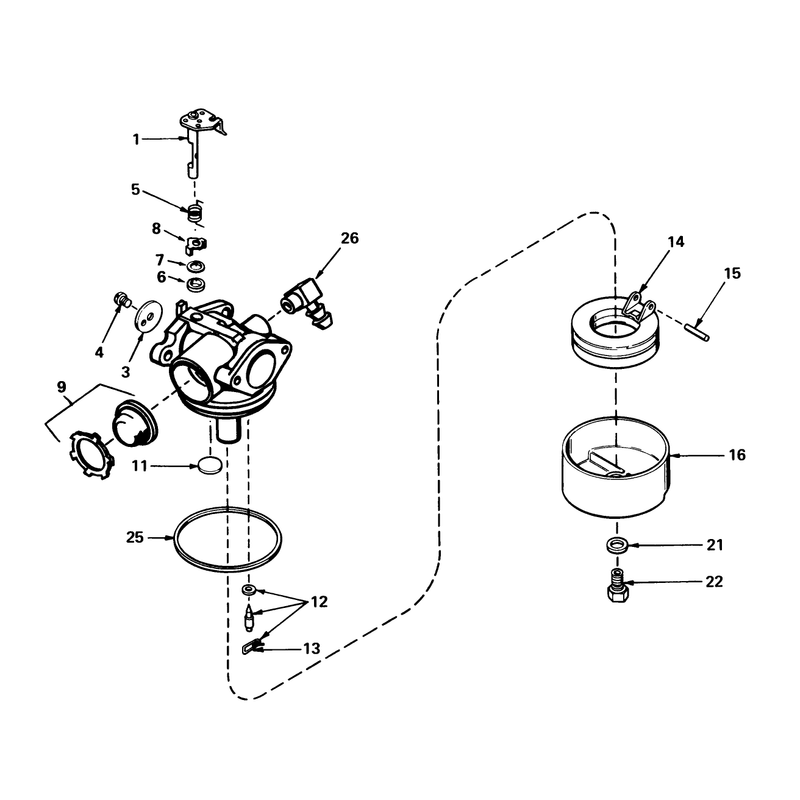 Carburetor No 632050