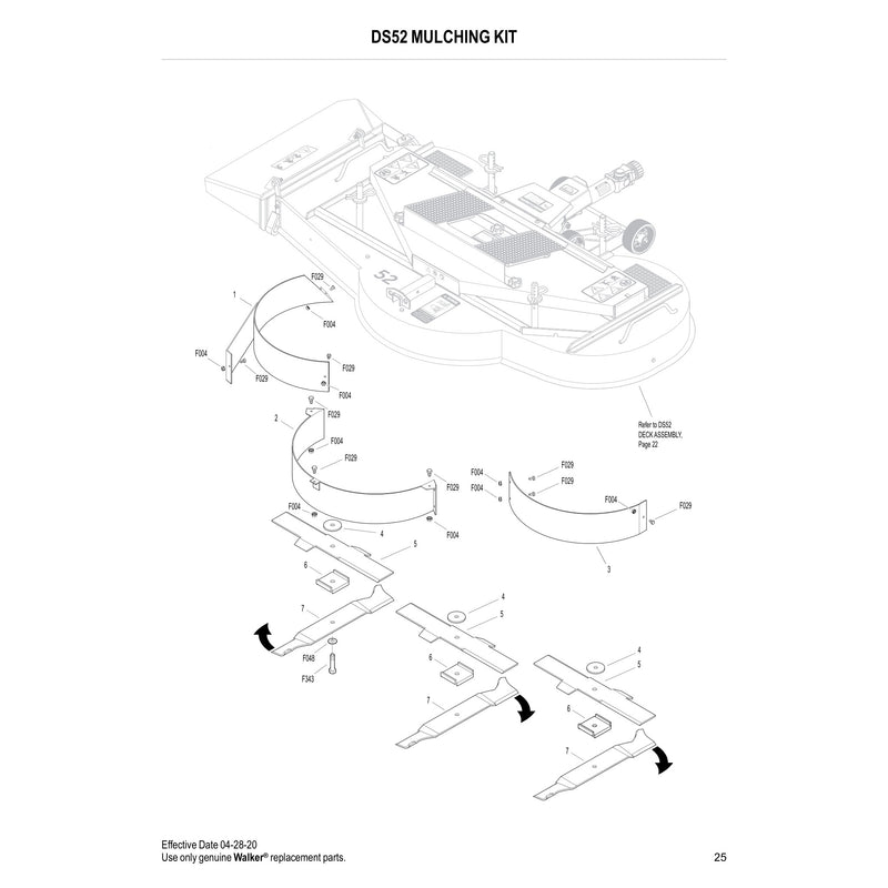 DS52 MULCHING KIT