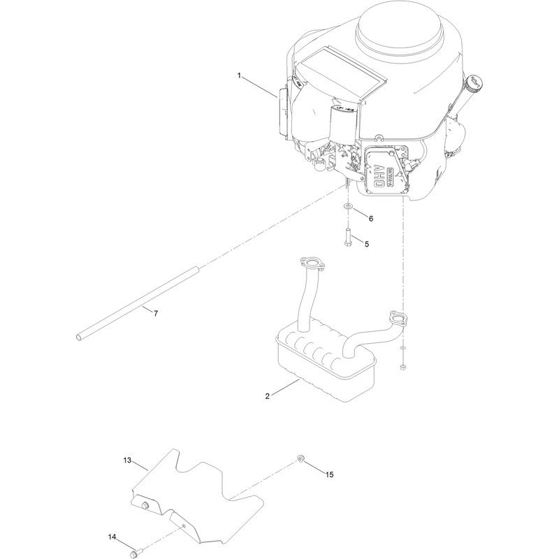 Engine and Blade Assembly