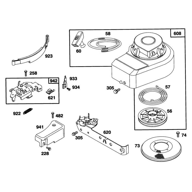 Engine Briggs and Stratton Model 95902-3153-01