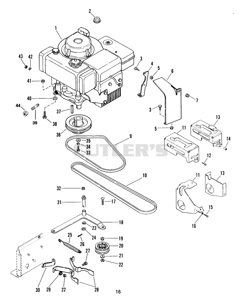Engine And Belts