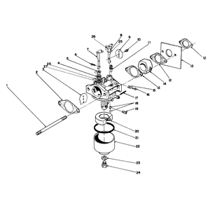Carburetor Assembly Model No 47pm1-3