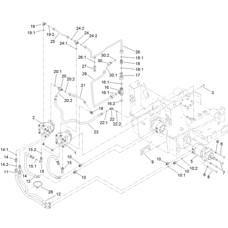 Traction Hydraulic Assembly