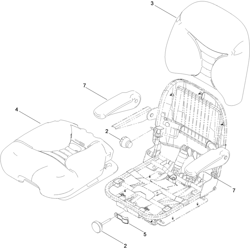 Seat Assembly No. 116-3998