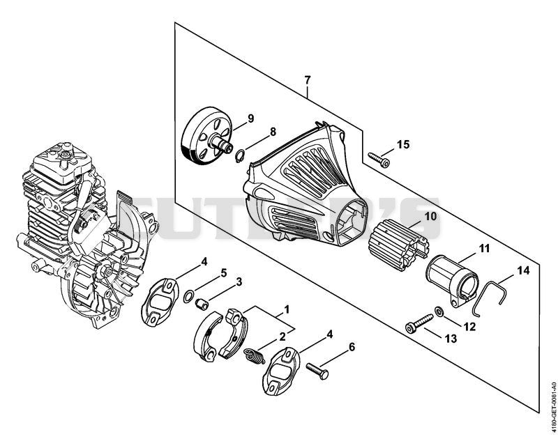 Clutch, Fan housing