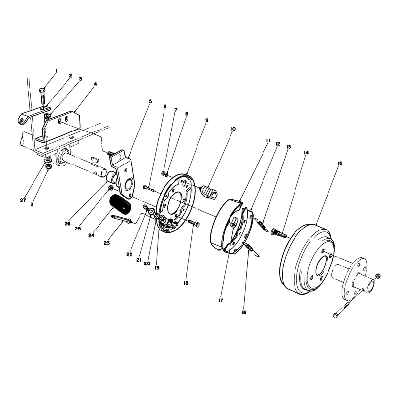 Brake Kit Model No 30758 Optional