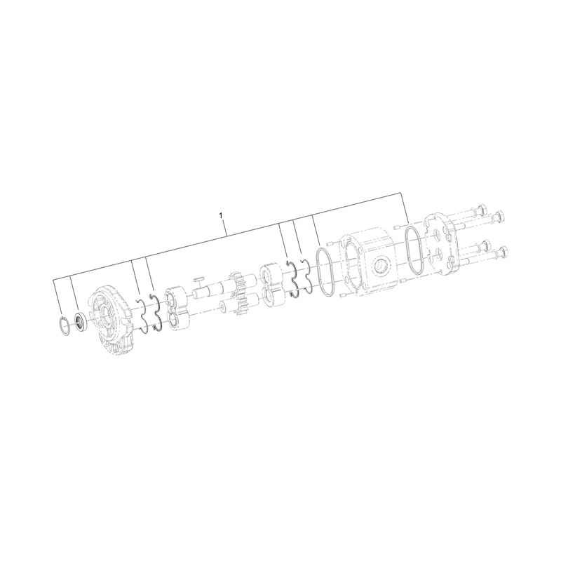 Hydraulic Pump Assembly No 161-7161
