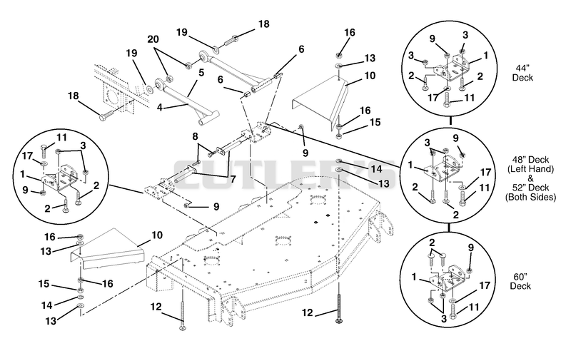 Mounting Arms And Belt Guards