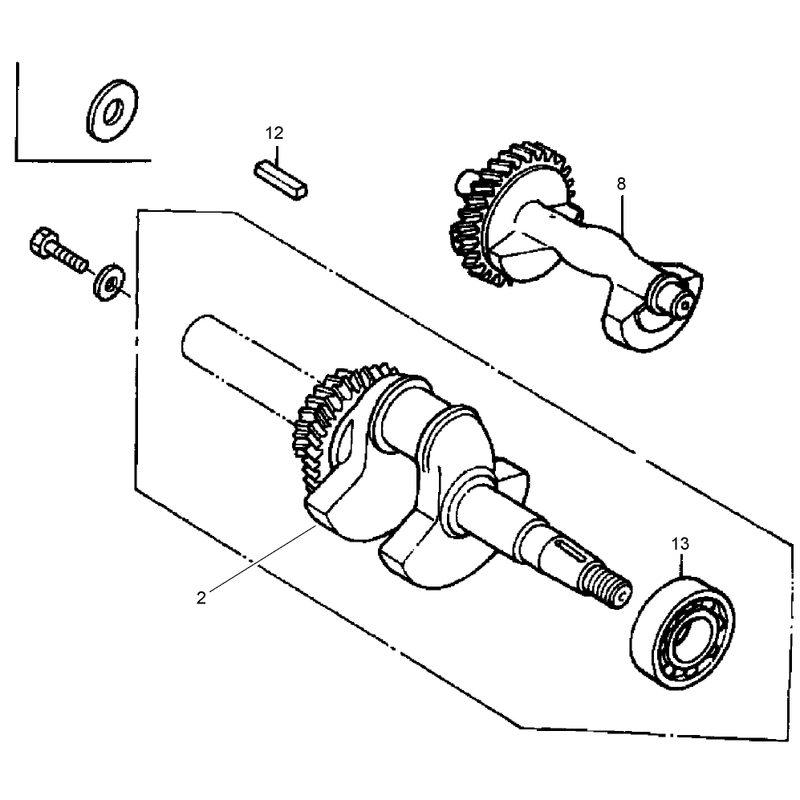 Crankshaft Assembly Honda GX390K1QNE2