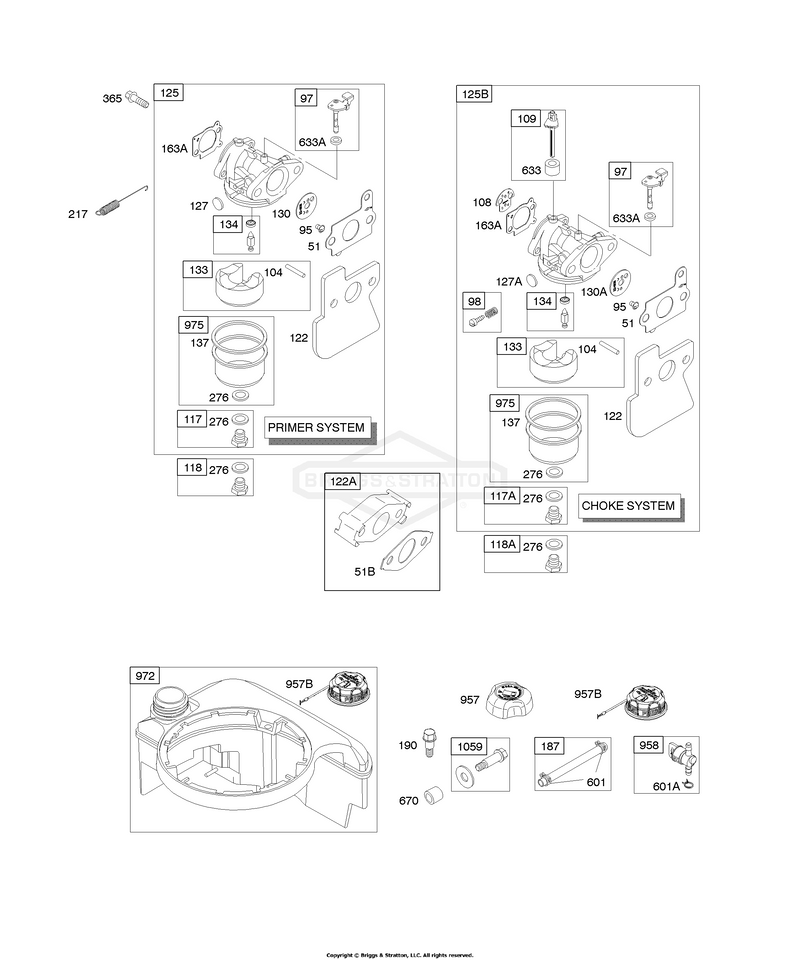 Carburetor, Fuel Supply