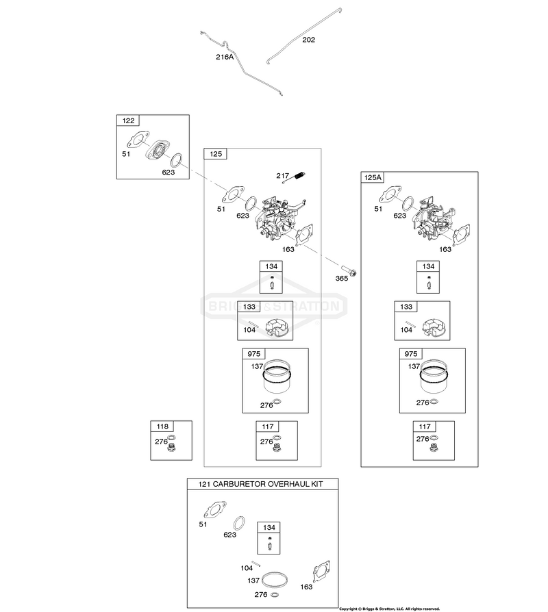 Carburetor, Carburetor Overhaul Kit