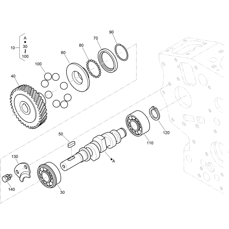 Fuel Camshaft Assembly