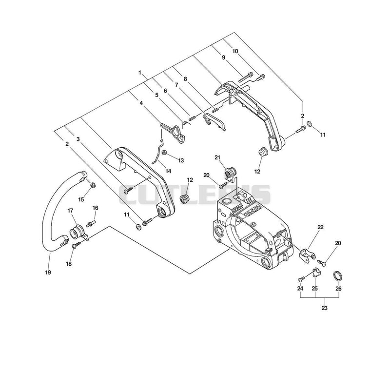 HANDLES, THROTTLE CONTROL