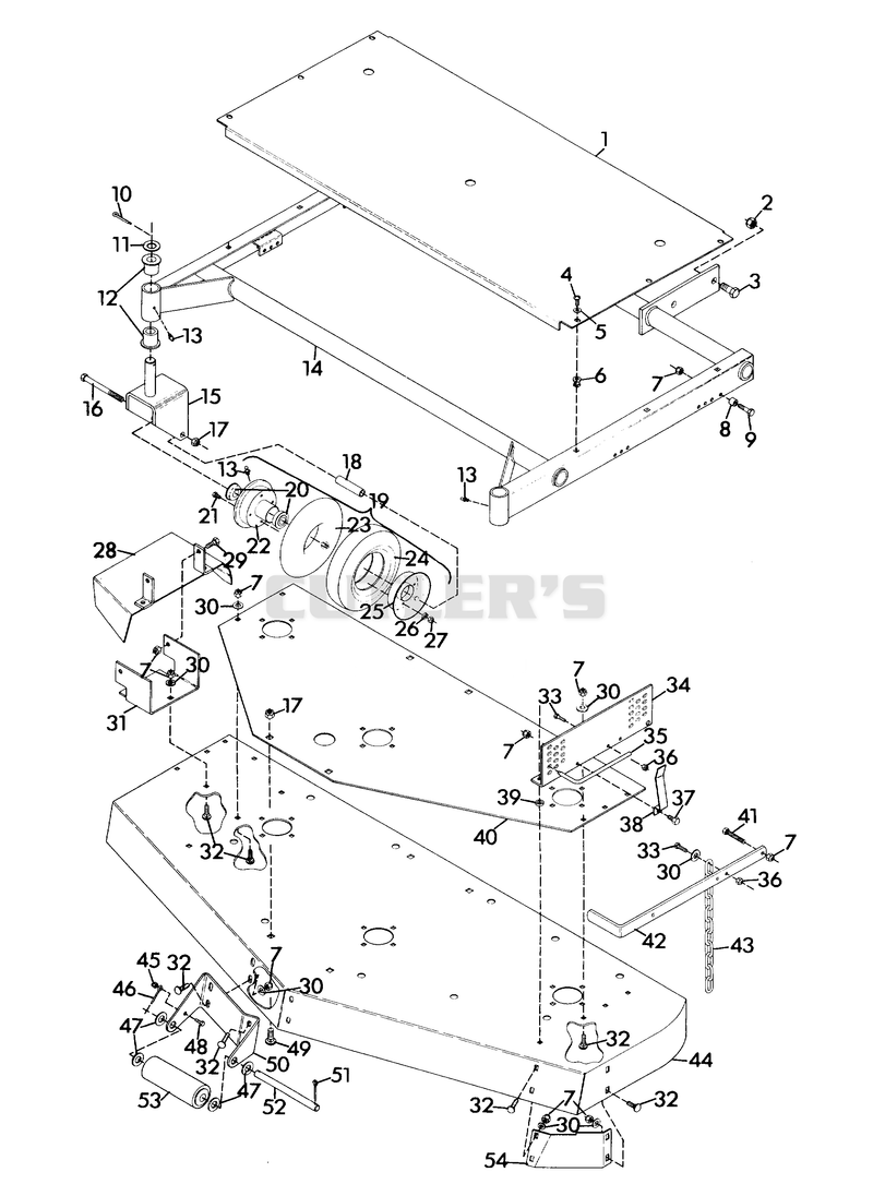 MOWER FRAME