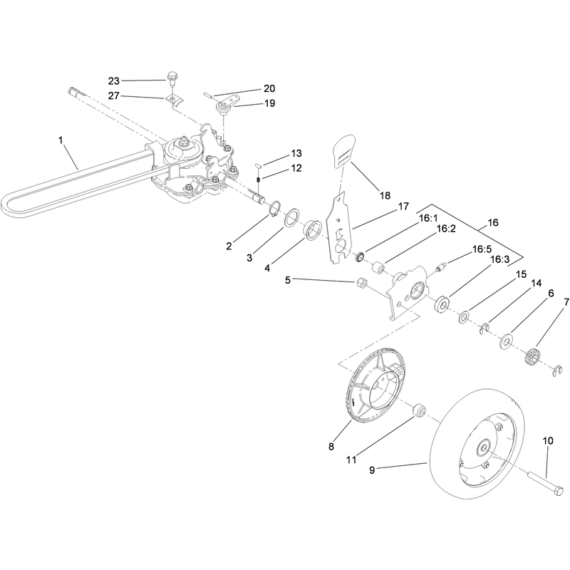 Gearbox and Axle Assembly