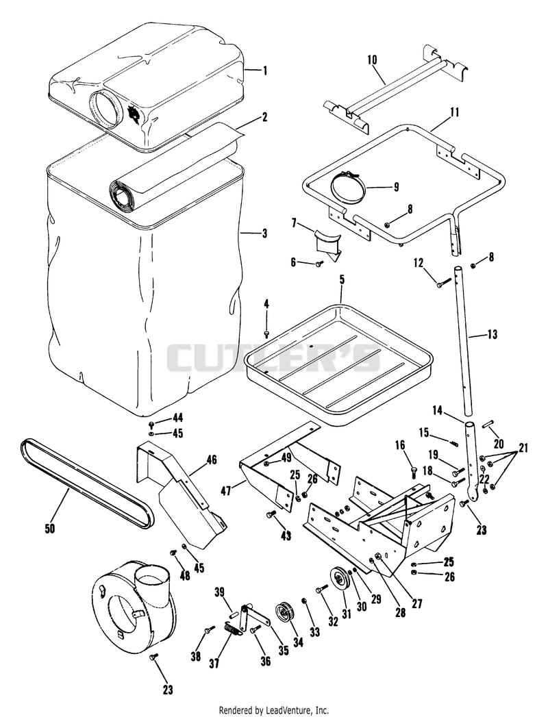 Bagger Vac Bag And Frame
