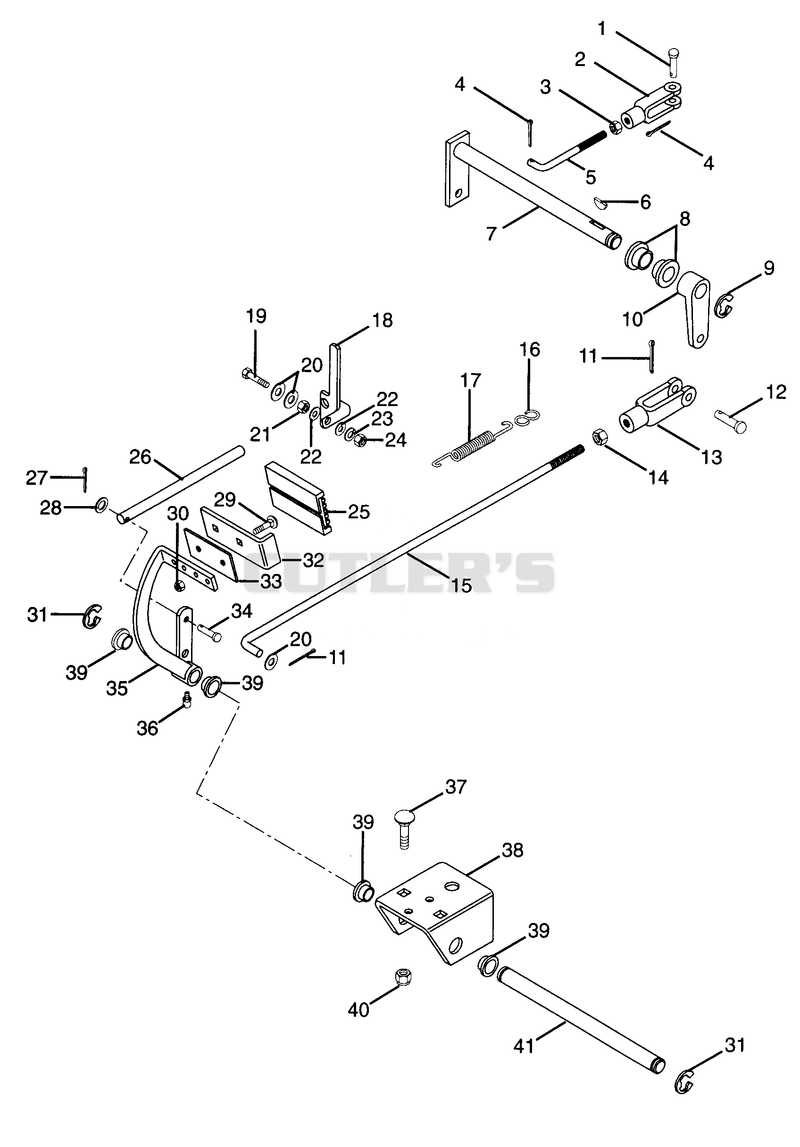 BRAKE LINKAGE - 066, 067, 068, 069 - G SERIES