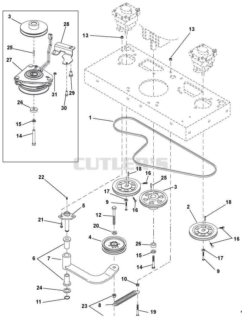 Hydrostatic Pump Drive and PTO