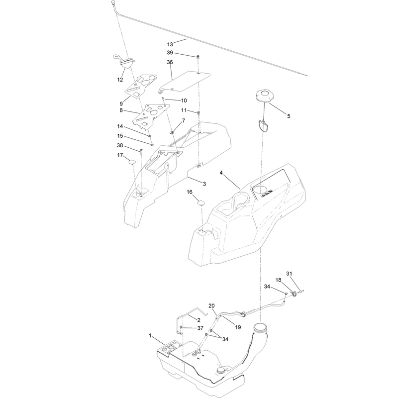 Body Styling and Fuel Tank Assembly