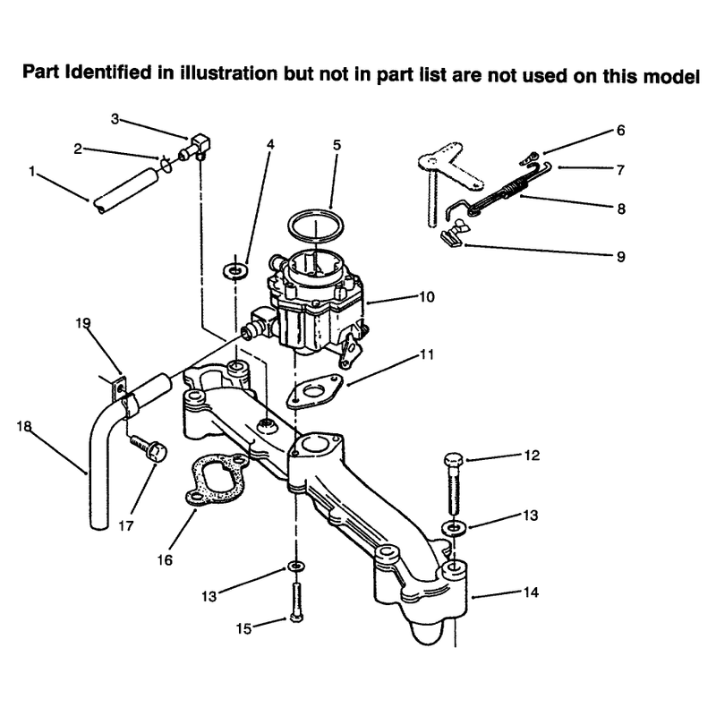 Intake Manifold and Carburetor