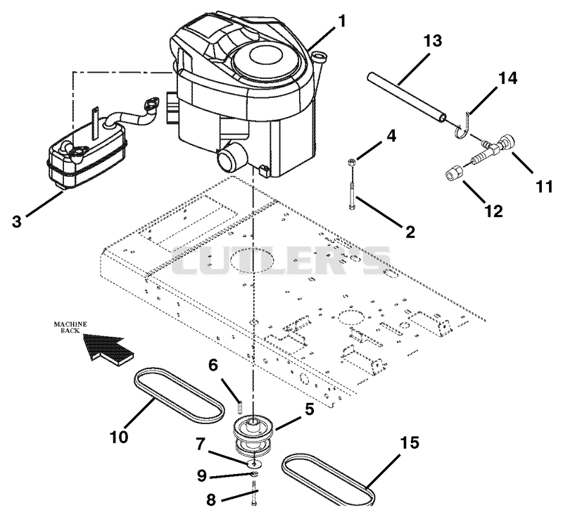 Engine, Exhaust And Belts