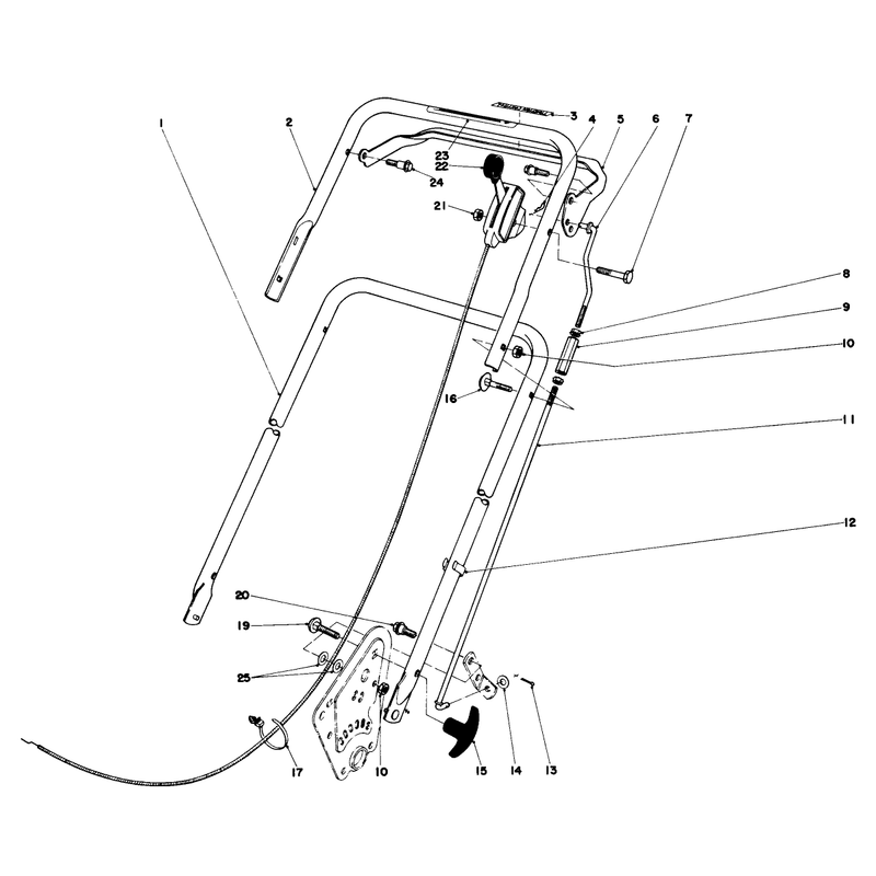 Handle Assembly Model No 16830