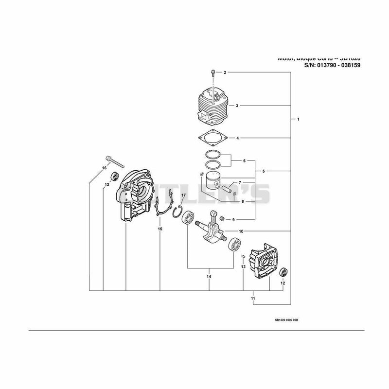 Engine, Short Block -- SB1020
