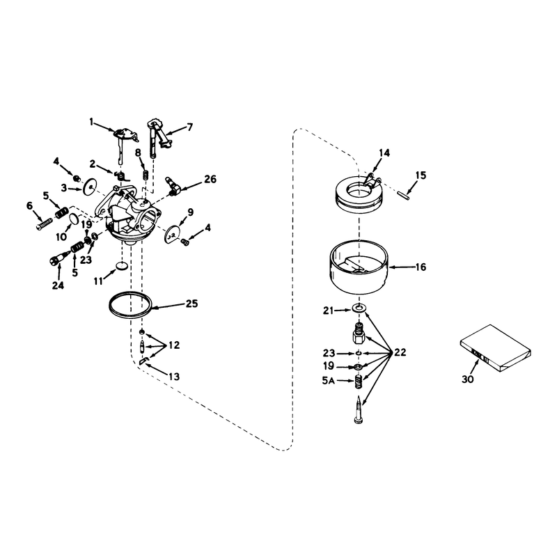 Carburetor No. 631070a