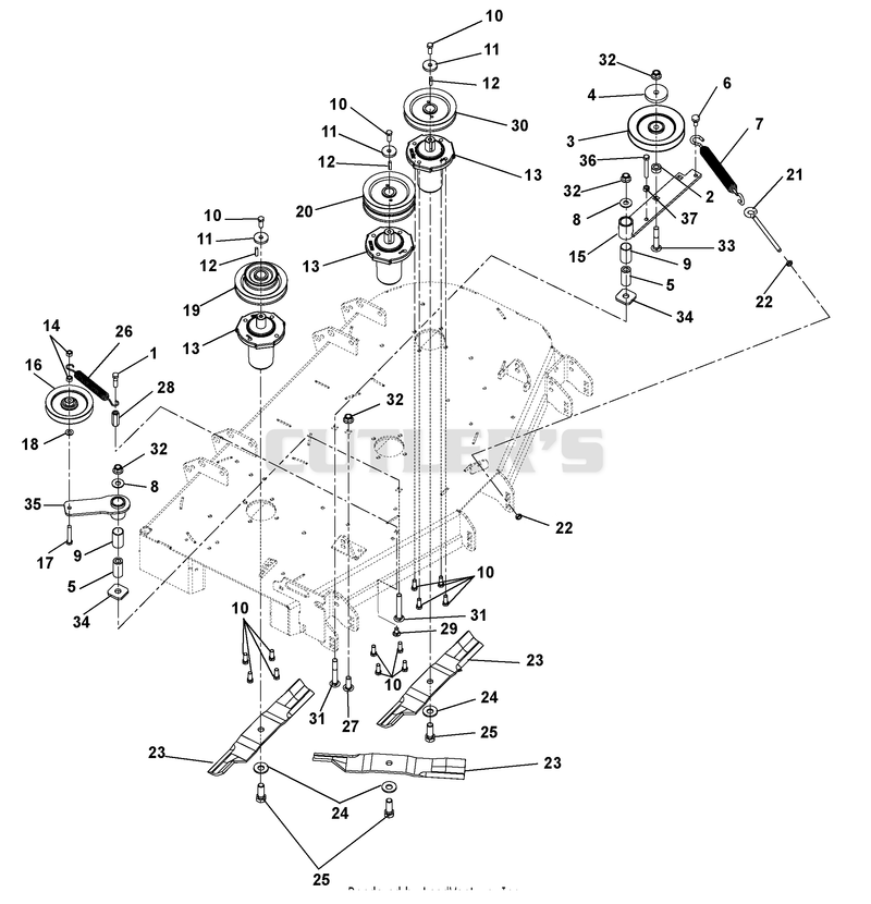 Belts, Spindles, Idlers, Blades