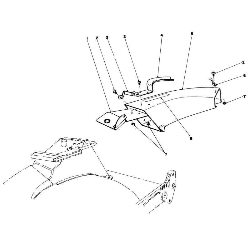 Side Discharge Chute Model No 59108 Optional