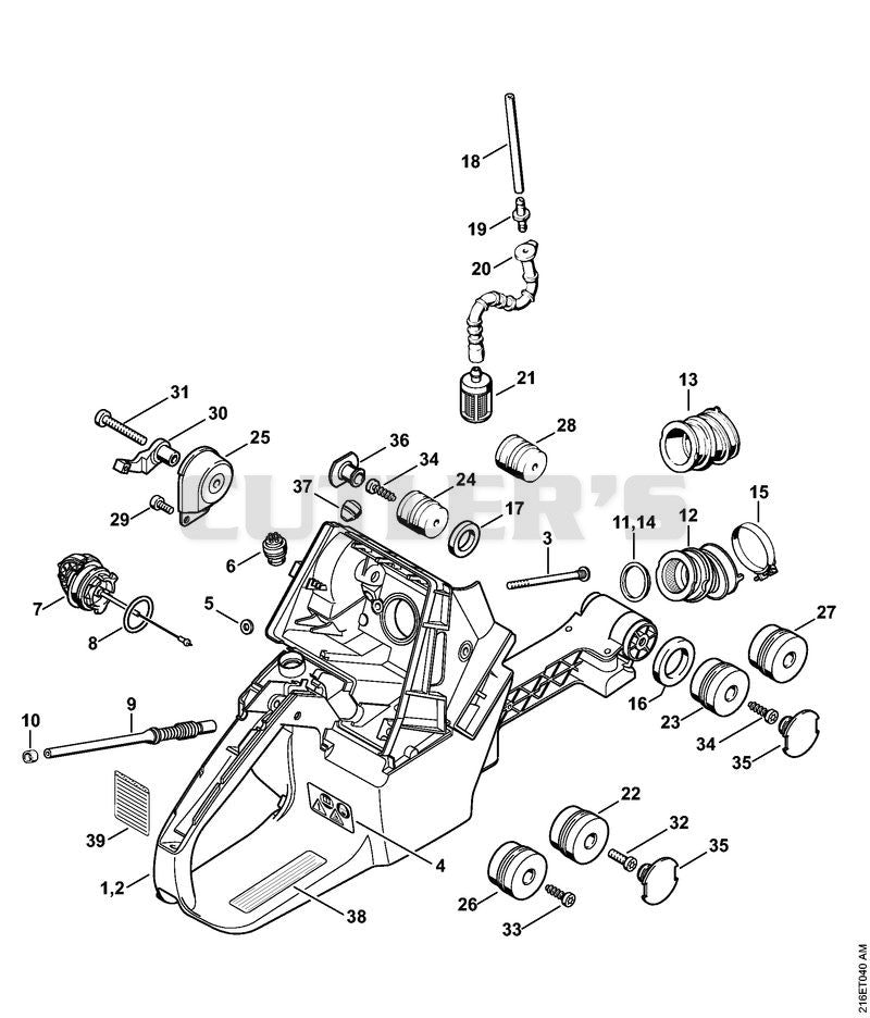 Tank housing, AV-System