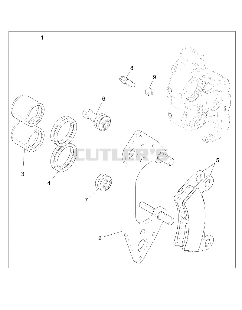 Brakes, Caliper, Front