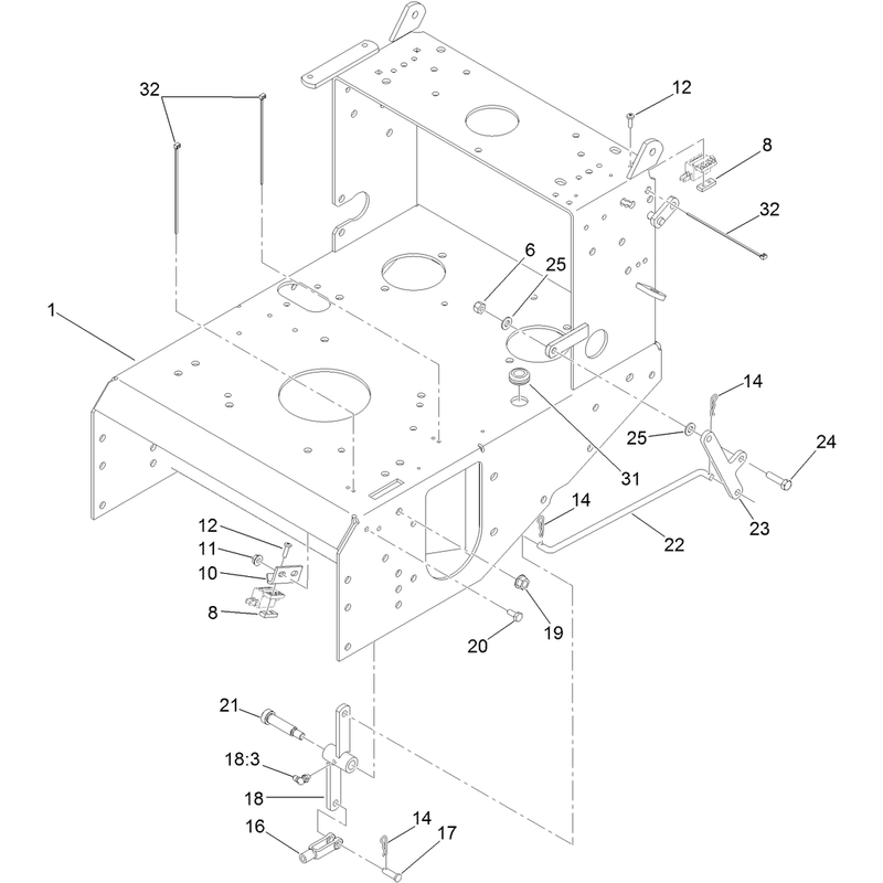 Frame and Linkage Assembly