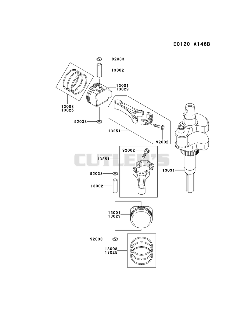 PISTON/CRANKSHAFT