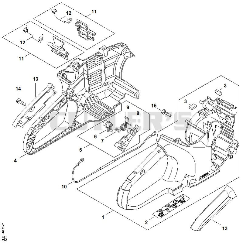 Handle housing