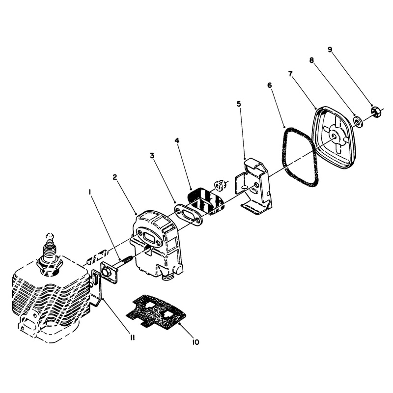 Spark Arrestor Muffler Kit 65-4300 (optional)