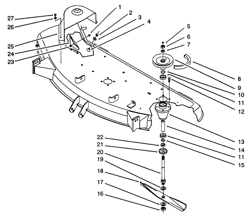 Cover and Spindle Assembly
