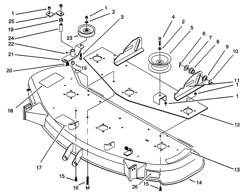 Deck and Idler Assembly
