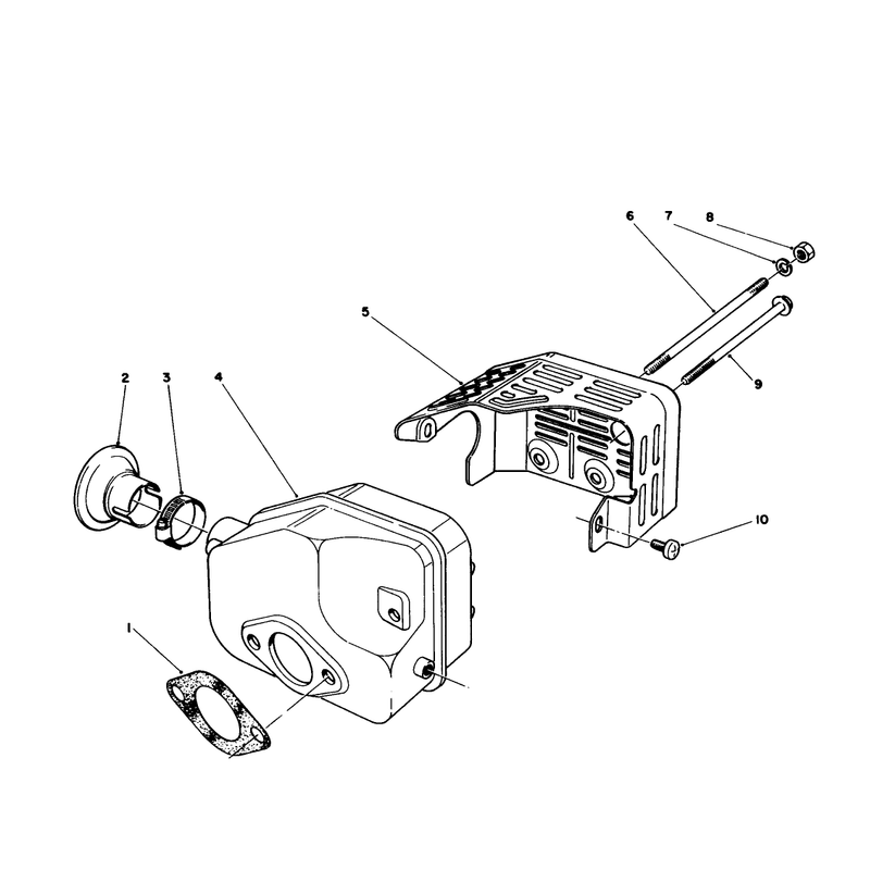 Muffler Assembly Model No 47pm1-1