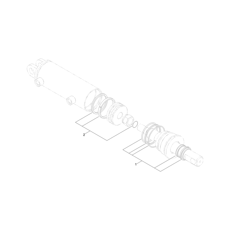 Hydraulic Cylinder Assembly No. AU120606