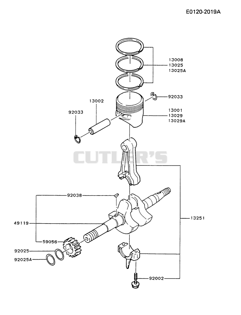 PISTON/CRANKSHAFT