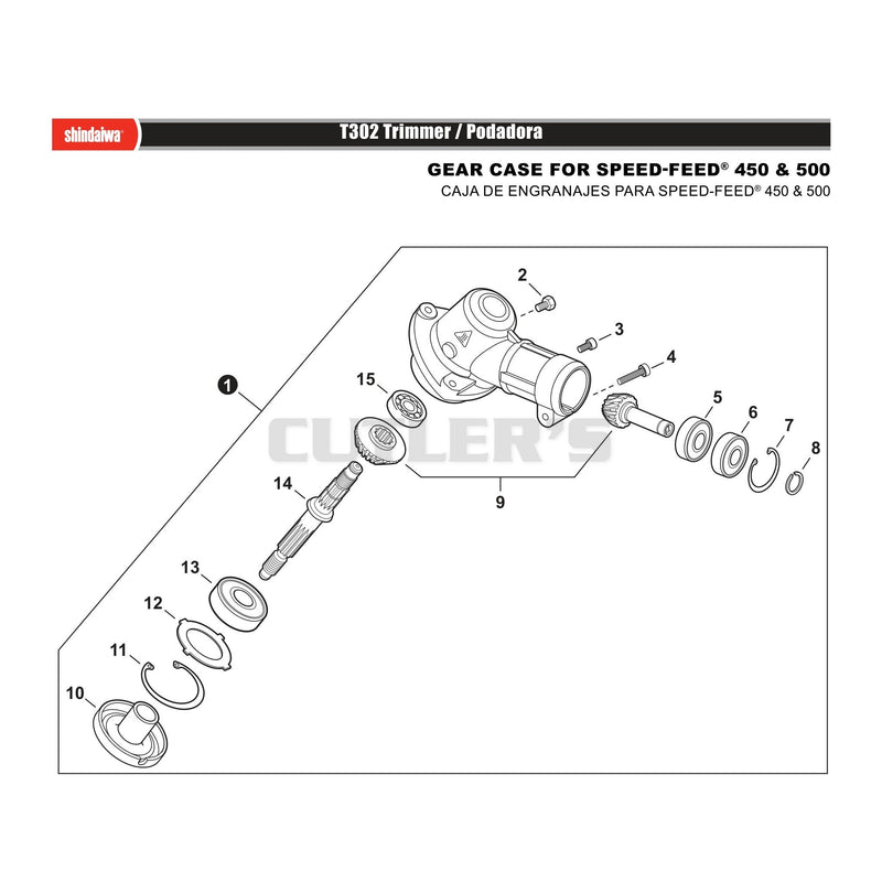 Gear Case for Speed Feed 450